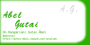 abel gutai business card
